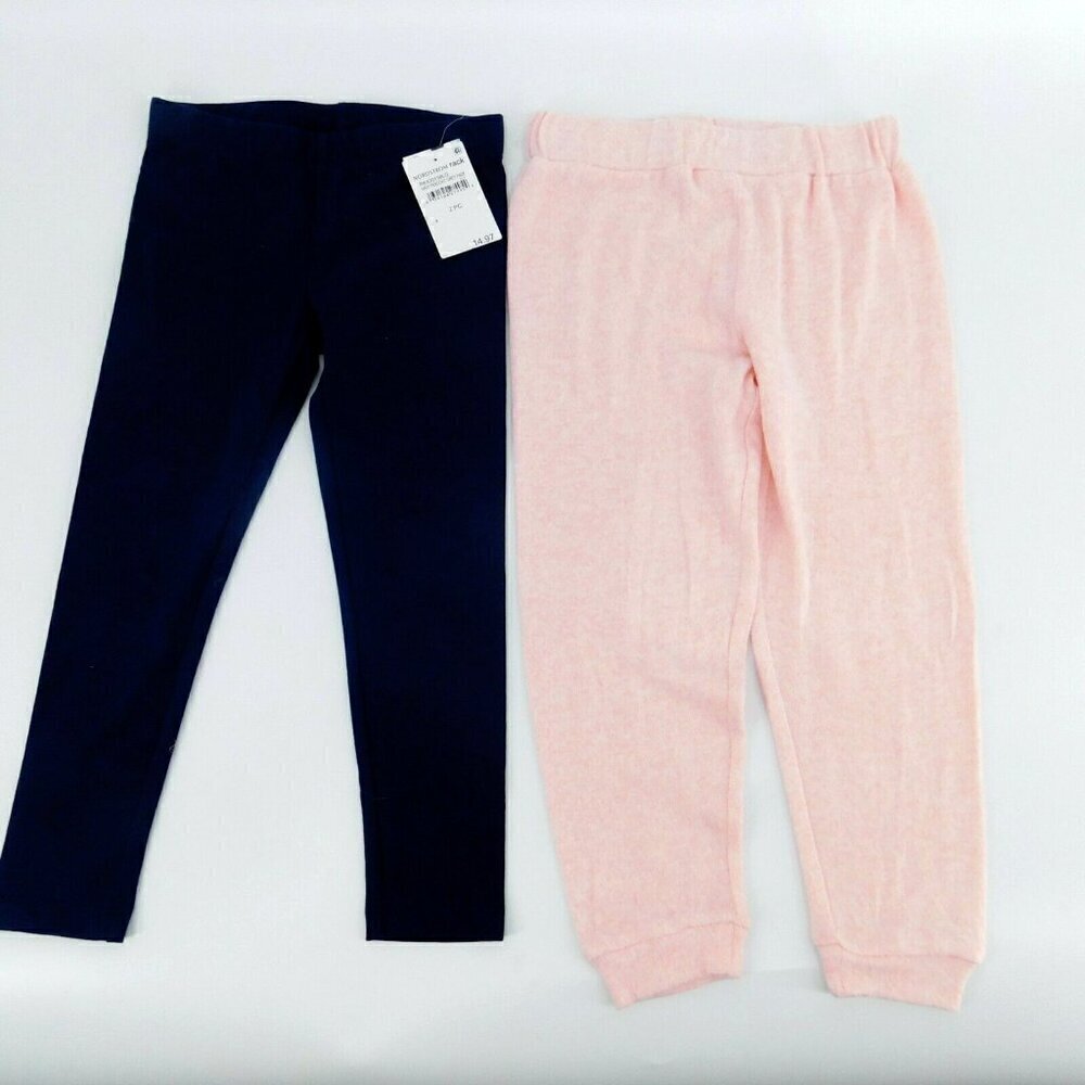 Girls Pants Lot of 2 Size 4 Pink Navy Bwteen Harper Canyon Leggings